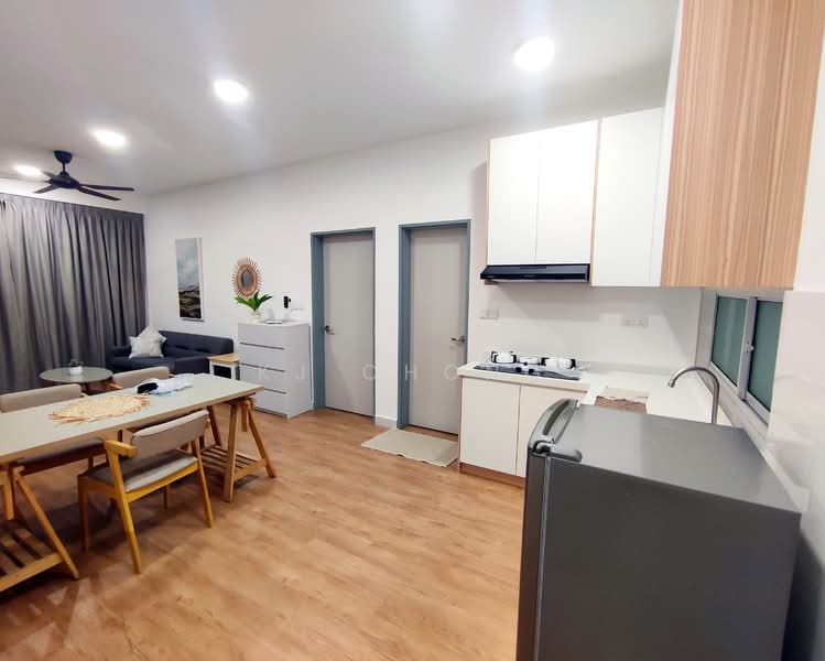 Service Residence for Sale at Pinnacle Sri Petaling - KJ Chong - Living Room - PropertyGuru.com.my