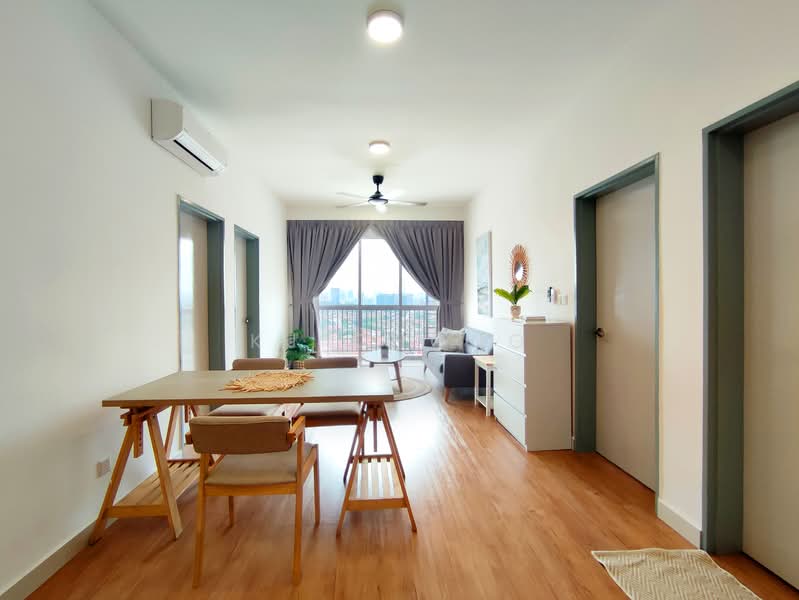 Service Residence for Sale at Pinnacle Sri Petaling - KJ Chong - Living Room - PropertyGuru.com.my