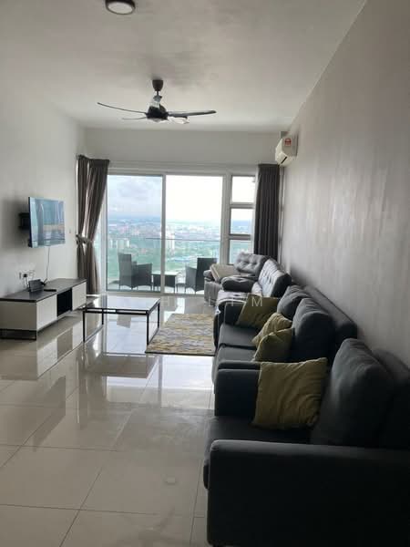 Service Residence for Rent at Pinnacle Tower - KH Lim - Living Room - PropertyGuru.com.my