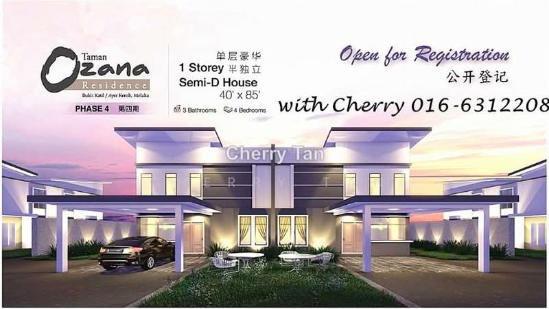 Semi-Detached House for Sale in Ayer Keroh (Melaka) - Cherry . - PropertyGuru.com.my