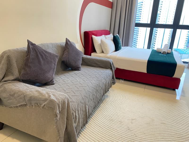 Servis Apartment untuk Disewa di Majestic Residence - Sky Chan - Living Room - PropertyGuru.com.my