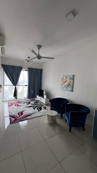 Service Residence for Rent at Continew - CY Khoo - Living Room - PropertyGuru.com.my