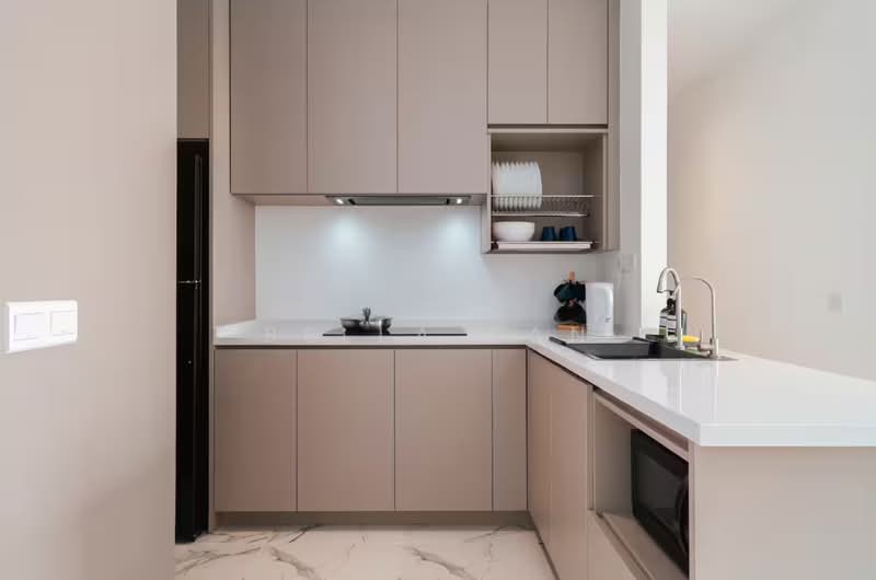 Service Residence for Sale at Aethera Residences - Bella Tan - Kitchen - PropertyGuru.com.my