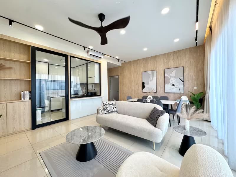 Service Residence for Sale at Aethera Residences - Bella Tan - Living Room - PropertyGuru.com.my