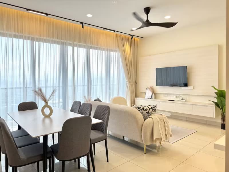 Service Residence for Sale at Aethera Residences - Bella Tan - Living Room - PropertyGuru.com.my