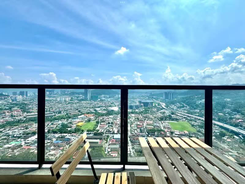 Service Residence for Sale at Aethera Residences - Bella Tan - Balcony - PropertyGuru.com.my
