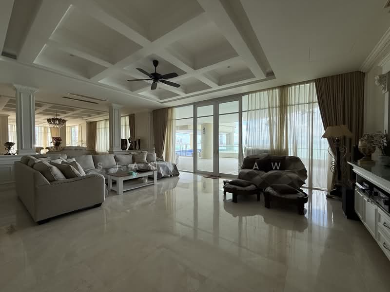 Kondominium untuk Disewa di 8 Gurney (The Shore Condominium) - Stanley Saw - Living Room - PropertyGuru.com.my