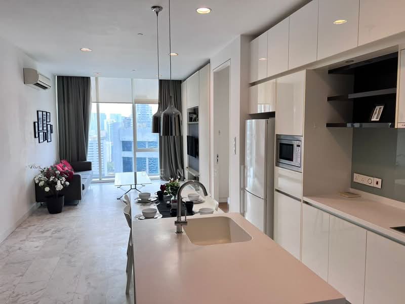 Service Residence for Sale at The Face Suites (Platinum Suites) - Ben Sin - Living Room - PropertyGuru.com.my