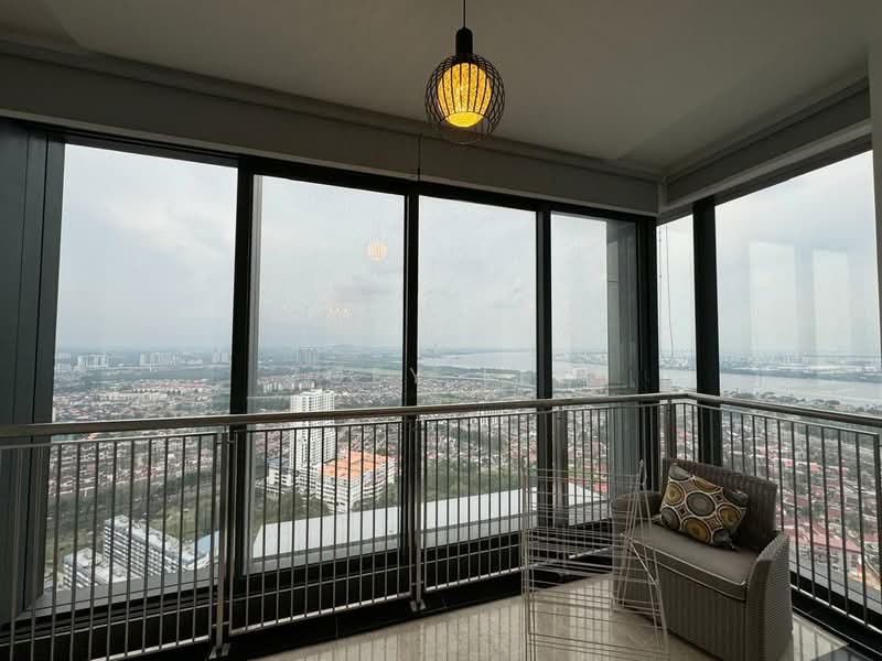 Service Residence for Rent at The Astaka @ 1 Bukit Senyum - Zoey Lee - Balcony - PropertyGuru.com.my