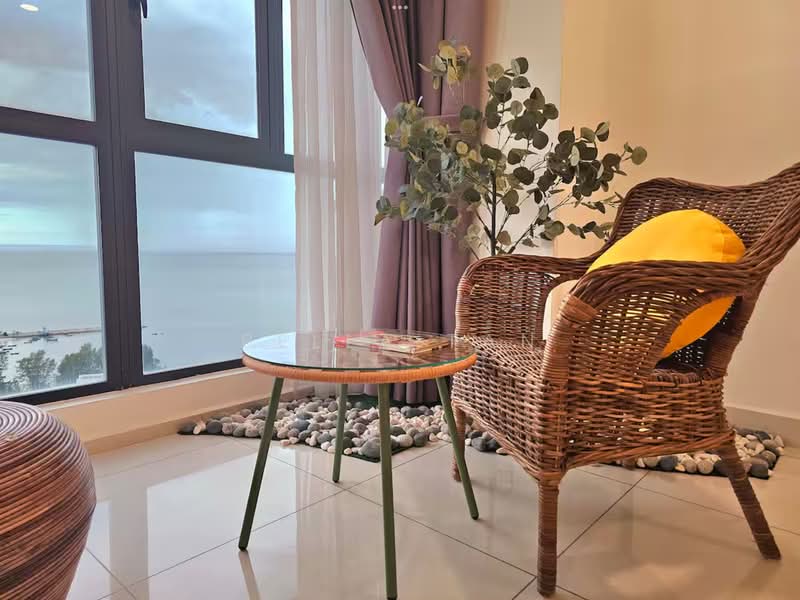 Service Residence for Sale at Vista Tiara (MBW Bay) - Bella Tan - Balcony - PropertyGuru.com.my