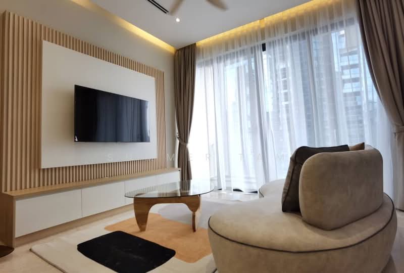Servis Apartment untuk Disewa di The Manor - Summer Tam - Living Room - PropertyGuru.com.my