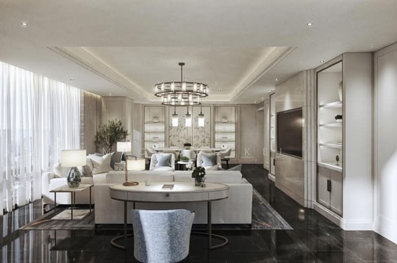 Service Residence for Sale at St Regis - Michael Kei - Living Room - PropertyGuru.com.my