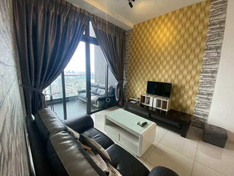 Service Residence for Rent at Setia Sky 88 - Niko Lew - Living Room - PropertyGuru.com.my