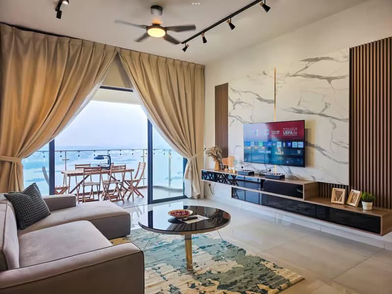 Condominium for Sale at Bay Point @ Country Garden Danga Bay - Bella Tan - Living Room - PropertyGuru.com.my