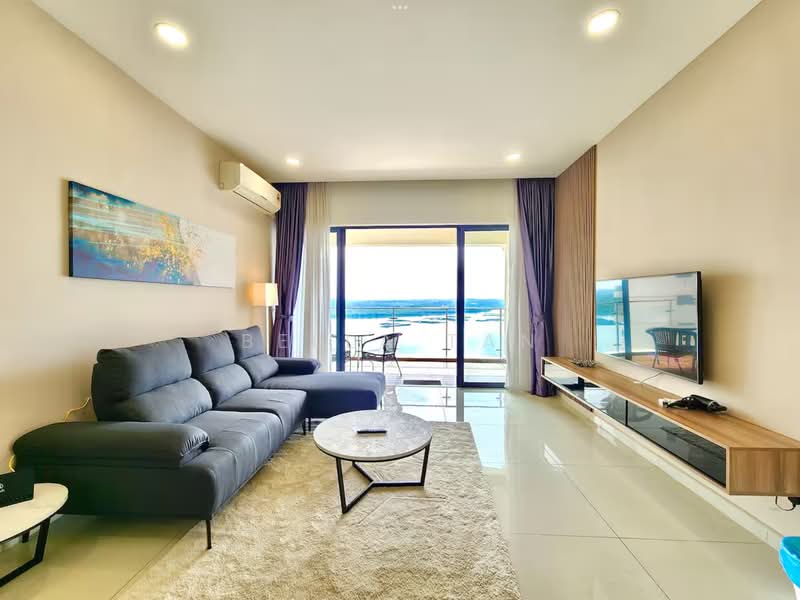 Kondominium untuk Dijual di Lovell @ Country Garden Danga Bay - Bella Tan - Living Room - PropertyGuru.com.my