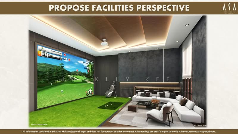 Condominium for Sale at Asa Residence - Jacklly Kee - Living Room - PropertyGuru.com.my