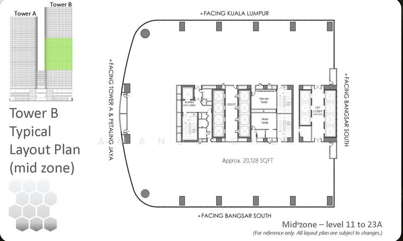 Pejabat untuk Dijual di Bangsar South City (Kuala Lumpur) - Amanda Chui - PropertyGuru.com.my