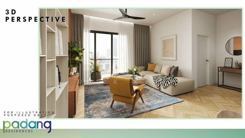 Service Residence for Sale at Kota Semarak - Padang Residences - Jack Kee - Living Room - PropertyGuru.com.my