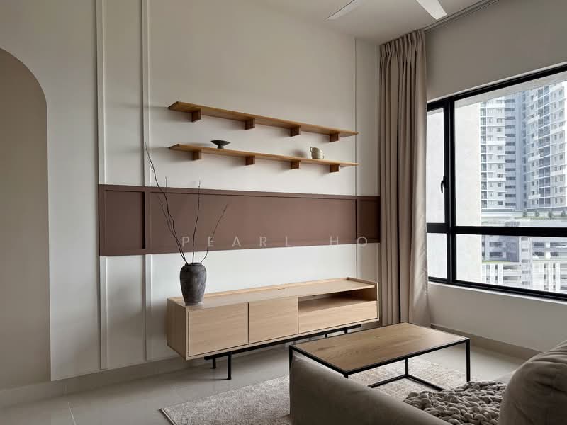 Servis Apartment untuk Disewa di Quinn Residence - Pearl Ho - Living Room - PropertyGuru.com.my