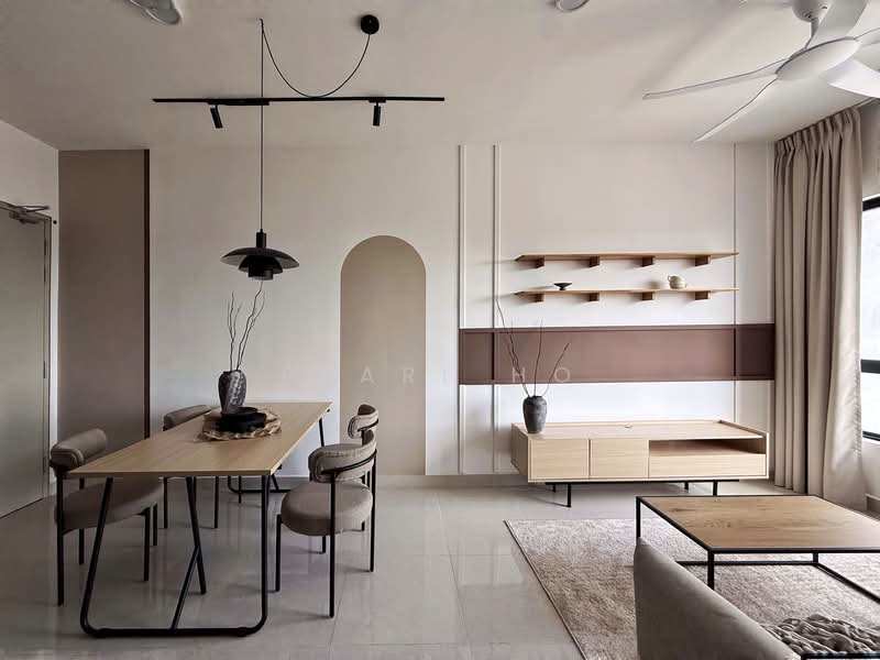 Servis Apartment untuk Disewa di Quinn Residence - Pearl Ho - Living Room - PropertyGuru.com.my