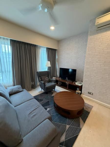 Kondominium untuk Disewa di Tiffani Kiara - Sonia Hartono - Living Room - PropertyGuru.com.my