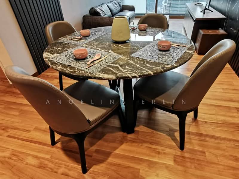 Servis Apartment untuk Disewa di Stonor 3 - Angelina Erlin - Dining Room - PropertyGuru.com.my