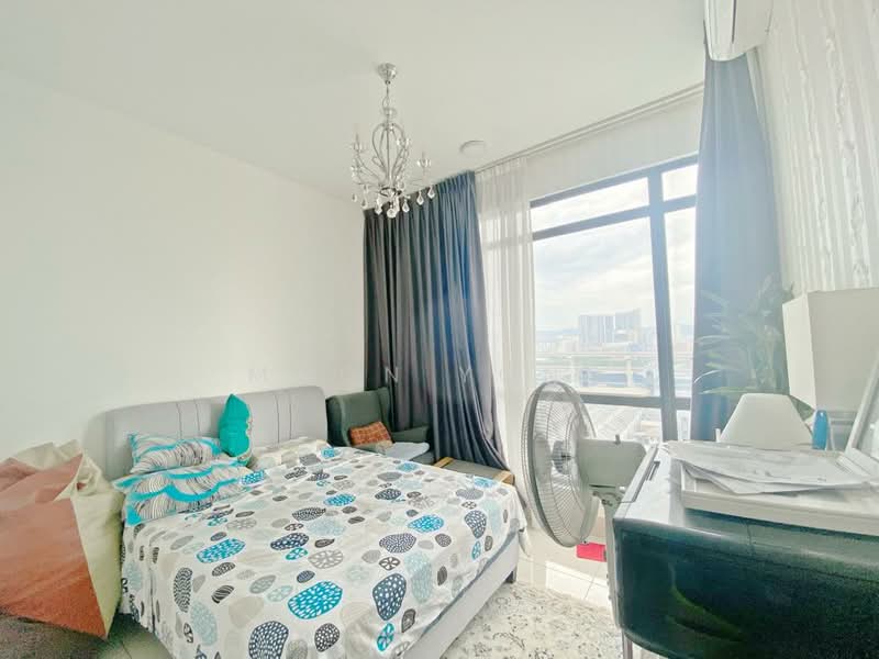 Servis Apartment untuk Disewa di One Residence - Moon Yong - Second bedroom window view  - PropertyGuru.com.my