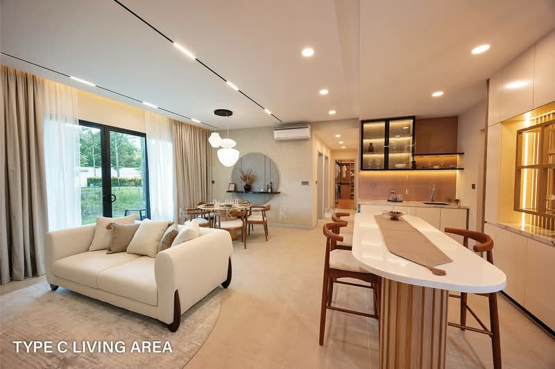Kondominium untuk Dijual di Oaka Residences - Tan Kok Woei - Living Room - PropertyGuru.com.my