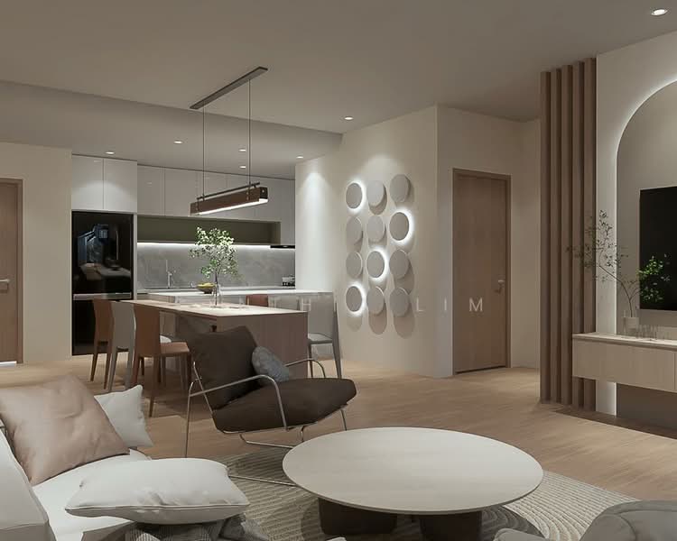 Service Residence for Sale at Docklands Residence - Cynthia Lim - Living Room - PropertyGuru.com.my