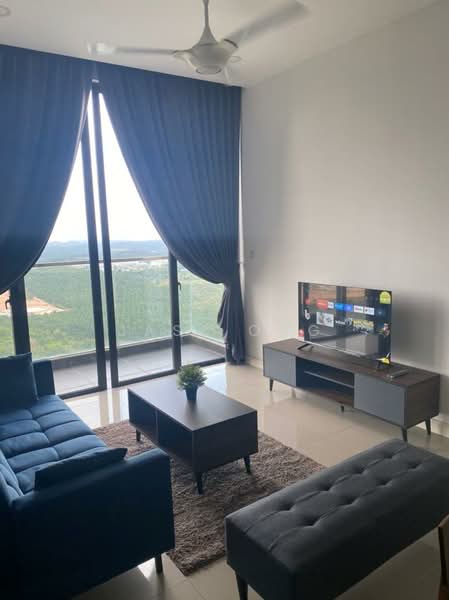 Service Residence for Rent at D'Pristine - Jasz Ong - Living Room - PropertyGuru.com.my
