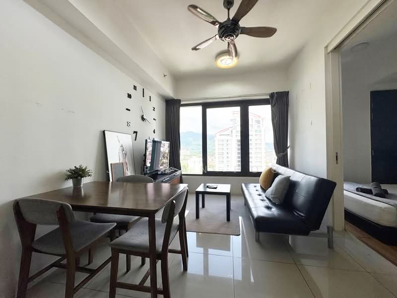Servis Apartment untuk Disewa di Tropicana 218 Macalister - Jordan Foo - Living Room - PropertyGuru.com.my
