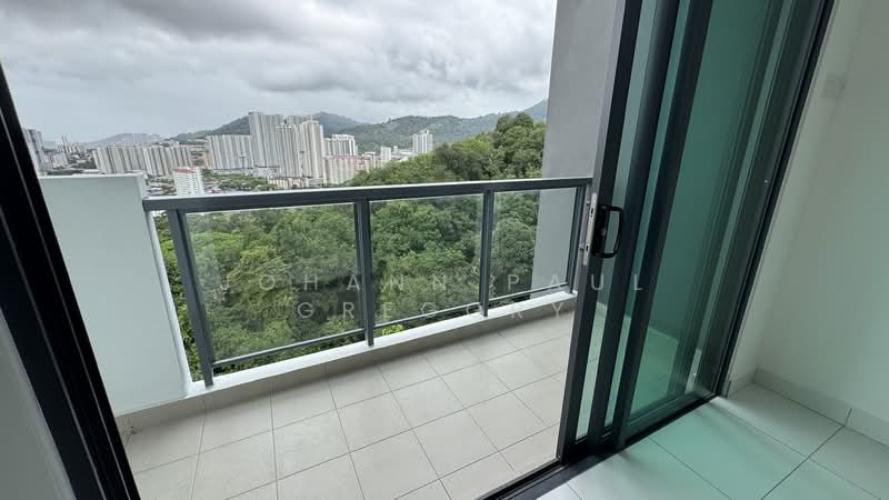 Kondominium untuk Dijual di Terraces Condominium - Johann Paul Gregory - Balcony - PropertyGuru.com.my