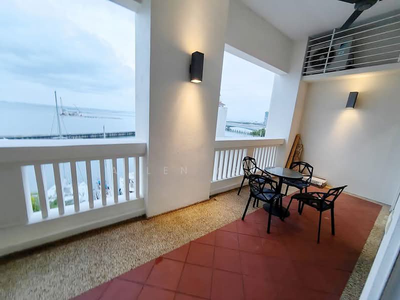 Service Residence for Sale at Straits Quay (The Suites at Waterside) - Allen Yeoh - Balcony - PropertyGuru.com.my