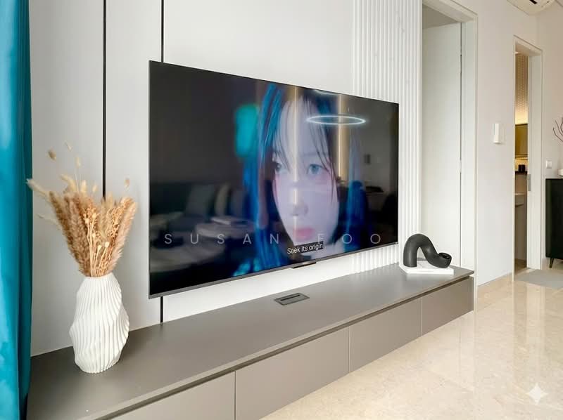 Servis Apartment untuk Disewa di Lucentia Residences - Susan Foo - Living Room - PropertyGuru.com.my