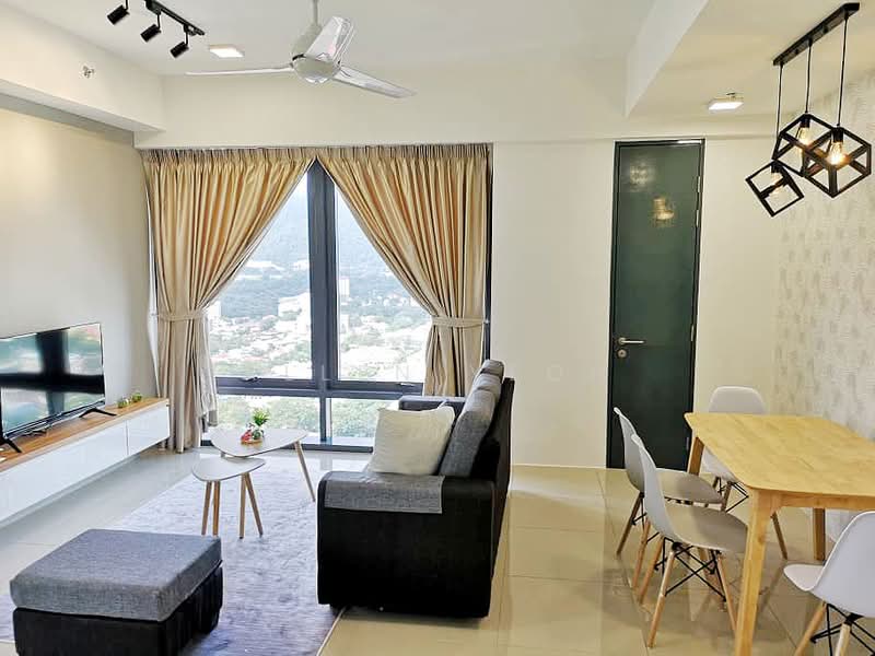 Servis Apartment untuk Dijual di Tropicana 218 Macalister - Allen Yeoh - Living Room - PropertyGuru.com.my