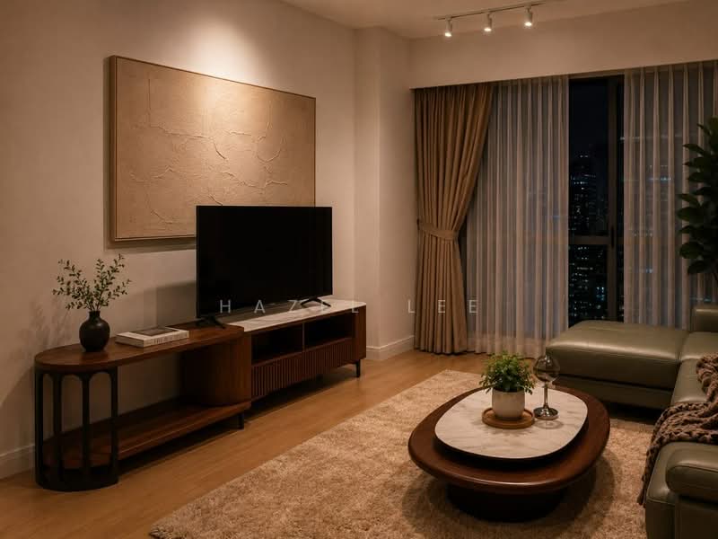 Service Residence for Rent at TRX Residences - Hazel Lee - Living Room - PropertyGuru.com.my