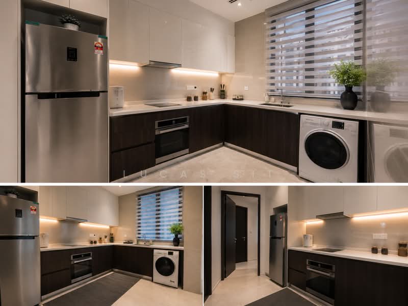 Servis Apartment untuk Dijual di The Manor - Lucas Sit - Kitchen - PropertyGuru.com.my