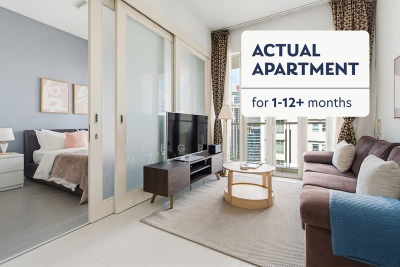 Condominium for Rent at Marc Residence - Blueground Malaysia - Living Room - PropertyGuru.com.my