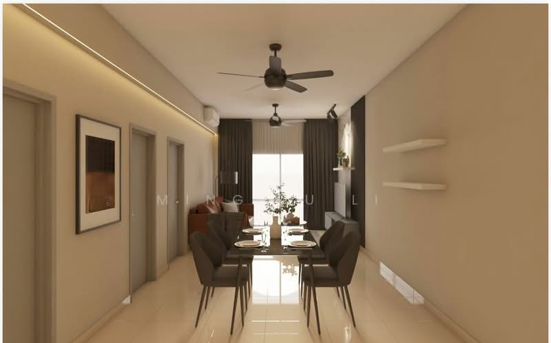 Service Residence for Rent at Trion @ KL - Ming Ju Li - Living Room - PropertyGuru.com.my
