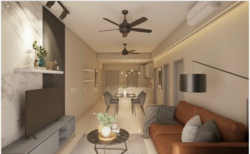 Service Residence for Rent at Trion @ KL - Ming Ju Li - Living Room - PropertyGuru.com.my