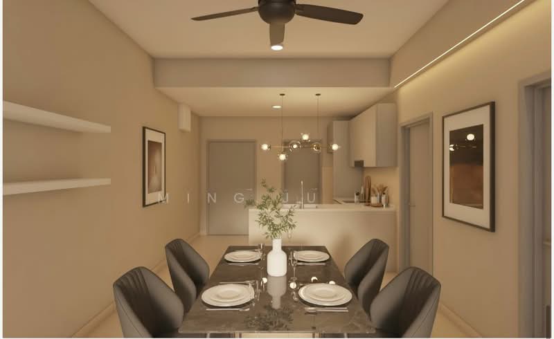 Service Residence for Rent at Trion @ KL - Ming Ju Li - Dining Room - PropertyGuru.com.my