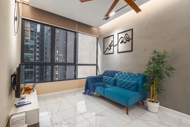 Servis Apartment untuk Disewa di Cubic Botanical - Kathryn Low - Living Room - PropertyGuru.com.my