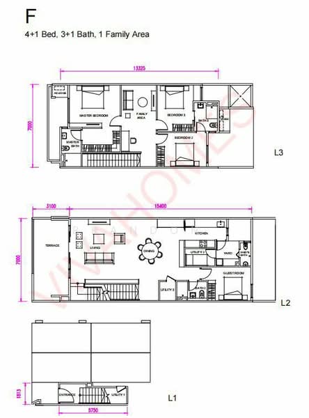 3-storey Terraced House for Sale in Taman Melawati (Ulu Kelang) - Brandon . - PropertyGuru.com.my