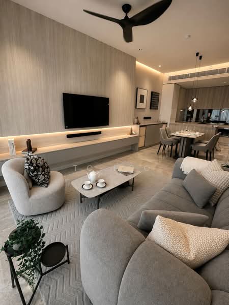 Service Residence for Rent at TRX Residences - TC Hoo - Living Room - PropertyGuru.com.my