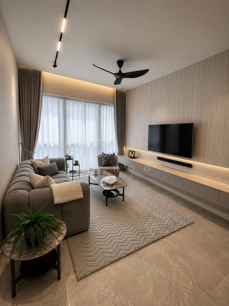 Service Residence for Rent at TRX Residences - TC Hoo - Living Room - PropertyGuru.com.my