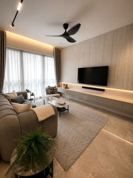 Service Residence for Rent at TRX Residences - TC Hoo - Living Room - PropertyGuru.com.my