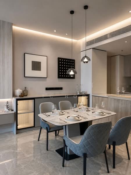 Service Residence for Rent at TRX Residences - TC Hoo - Dining Room - PropertyGuru.com.my