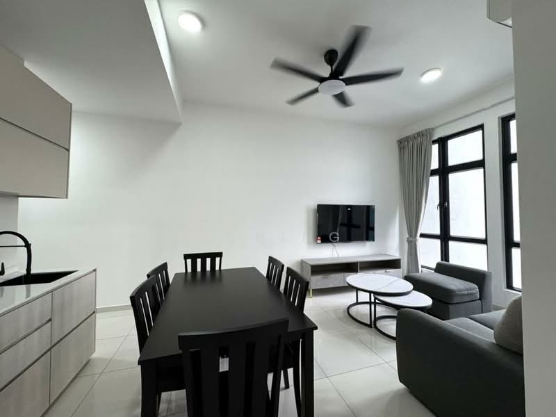 Servis Apartment untuk Disewa di Space Residency - Le Ching . - Living Room - PropertyGuru.com.my