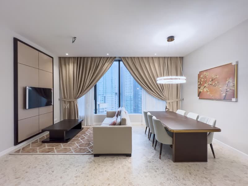 Servis Apartment untuk Disewa di Pavilion Ceylon Hill - Michael Kei - Living Room - PropertyGuru.com.my
