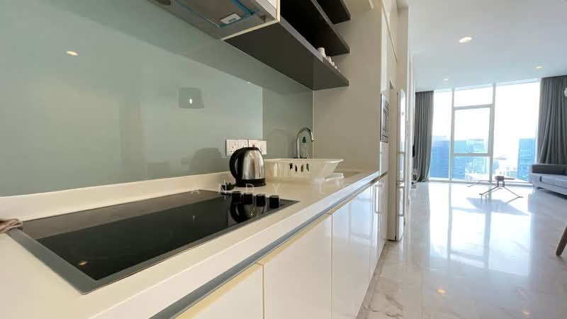 Servis Apartment untuk Disewa di The Face Suites (Platinum Suites) - Sandy Low - Kitchen - PropertyGuru.com.my